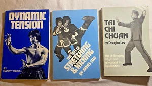 3 Martial Arts Books Dynamic Tension Wong/ArtOFStretching Kick Lew/Tai Chi Chuan - Picture 1 of 17
