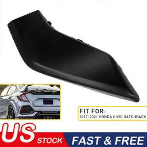 Rear Bumper Tow Hook Cover Cap Fit For Honda Civic Hatchback 2016 2017 2018-2021 - Foto 1 di 10