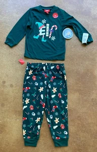 New Family PJ's Kids Elfing Merry 2 pcs Pajama Set, M(8) - Picture 1 of 1