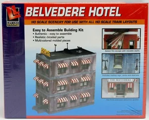 NEW Life-Like Walthers HO Scale BELVEDERE HOTEL #433-1339 Model Kit *Ships Quick - Picture 1 of 1
