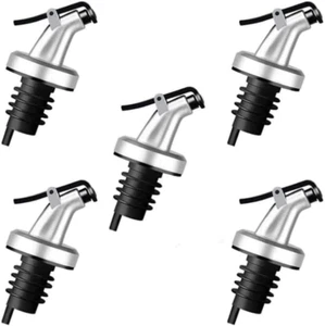 5 Pack Oil Spouts, Olive Oil Vinegar Bottle Stopper Dispenser, Leakproof Bottle - Picture 1 of 12