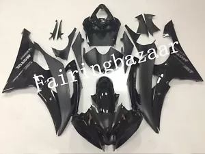 Fit for YZF R6 2008-2014 09 Black ABS Injection Plastic Bodywork Fairing Kit - Picture 1 of 8