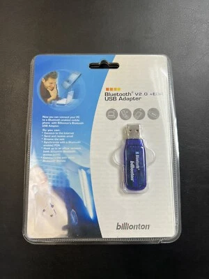 Bluetooth V2.0 +EDR USB Adapter "billionton" *BRAND NEW* - Image 1 of 4