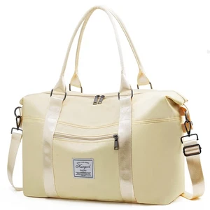 Gym Bag with Wet Pocket, Lightweight Trendy Overnight Weekender Bags for Wome... - Foto 1 di 7