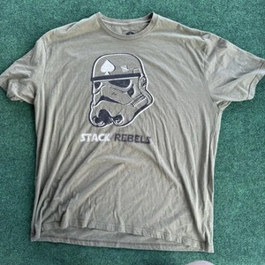 Zero Foxtrot Stack Rebels Stormtrooper Helmet Graphic T-Shirt Mens 3X Star Wars - Picture 1 of 6