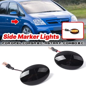 Seitenblinker Blinker Schwarz für Opel Astra F Corsa B/C Meriva A Tigra A Sintra - Bild 1 von 10