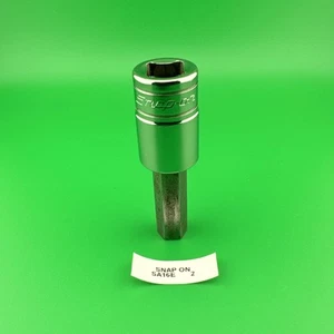 Snap On SA16E 1/2" Drive SAE 1/2" Hex Bit Chrome Socket 2 - Picture 1 of 8