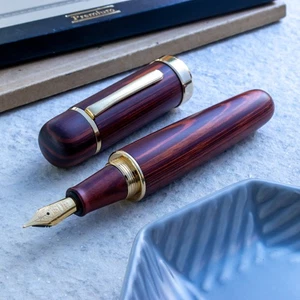 Nueva pluma estilográfica Sumimoe Studio King palisandro Schmidt plumín - Imagen 1 de 7