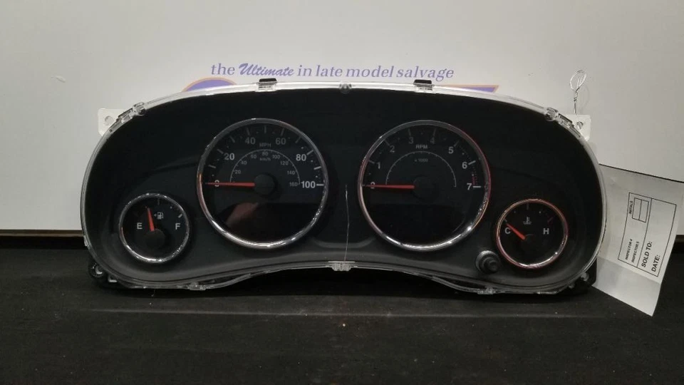 18 JEEP WRANGLER SPORT JK JKU 3.6L SPEEDOMETER INSTRUMENT CLUSTER 56054392AF - Image 1 of 4