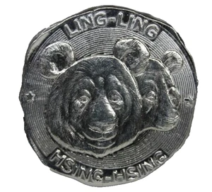 Hayleybug Mint Panda Ling-Ling Hsing-Hsing 1oz .999 Silbermedaille - Bild 1 von 2