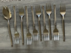Zwilling J A Henckels 18/10 Stainless Flatware OPUS 10 Pieces Dinner Salad Forks - Picture 1 of 8