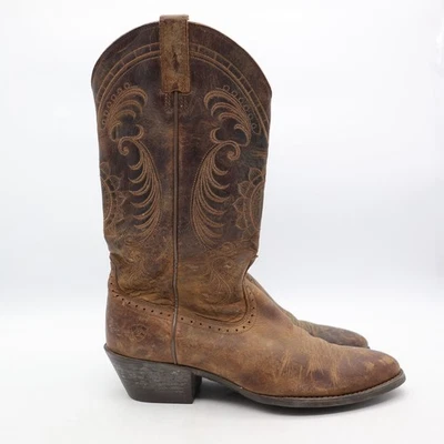 Botas vaqueras Ariat Magnolia para mujer talla 9 B cuero marrón vaquera 10010970 Foto 1 de 4