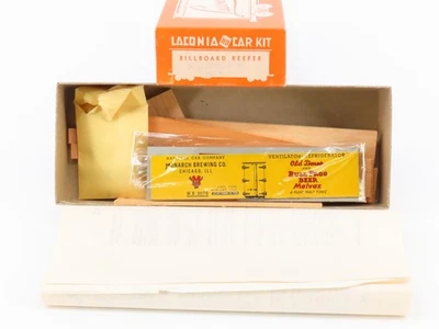 HO Scale Laconia Wood Kit #3070 NX Bull Frog Beer Reefer #3070 - Image 1 of 4