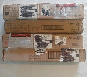 JUEGO DE TÓNER XEROX ORIGINAL WC7830/7835 CYMK 006R01509 006R01510 006R01511 006R01512 - Imagen 1 de 1