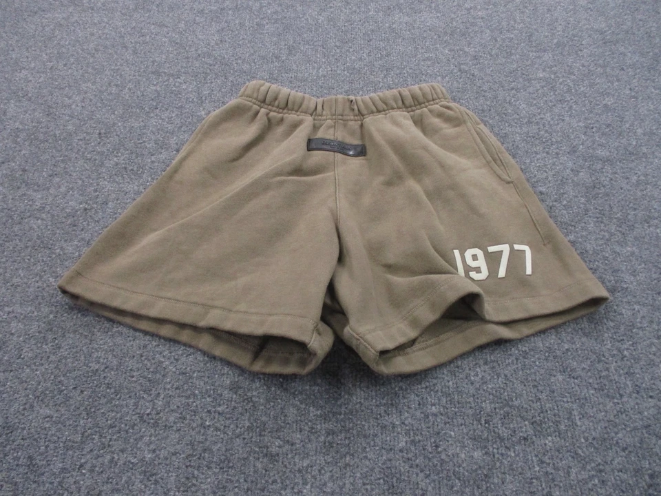 Шорты Essentials Fear Of God для мальчиков 10 коричневые потовые тяжелые 1977 повседневные спортивные для тренажерного зала - Изображение 1 из 4