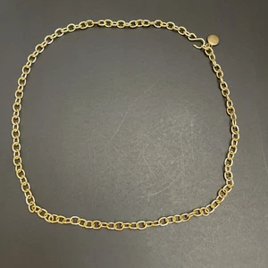 Damen Goldfarben Metall Kettenglieder Gürtel Hüfte Taille M 33-34 - Bild 1 von 8