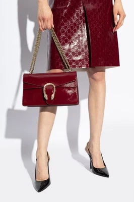 Gucci BURGUNDY Shoulder bag 'Dionysus Small' - BNWT  795005 - Image 1 of 4