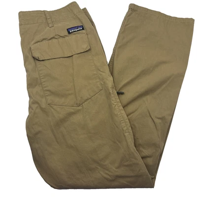 Pantalón Patagonia Para Hombres Caqui Recto Senderismo Exterior Usado 32x30 (34x30) Foto 1 de 4