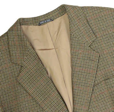 Blazer Abrigo Deportivo A Cuadros A Medida 46 R E.Thomas Lana Cachemira Hecho en Italia Foto 1 de 4