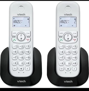 Teléfono inalámbrico VTech CS1501 DECT con bloque de llamadas, 2 teléfonos, intercomunicador,... - Imagen 1 de 3