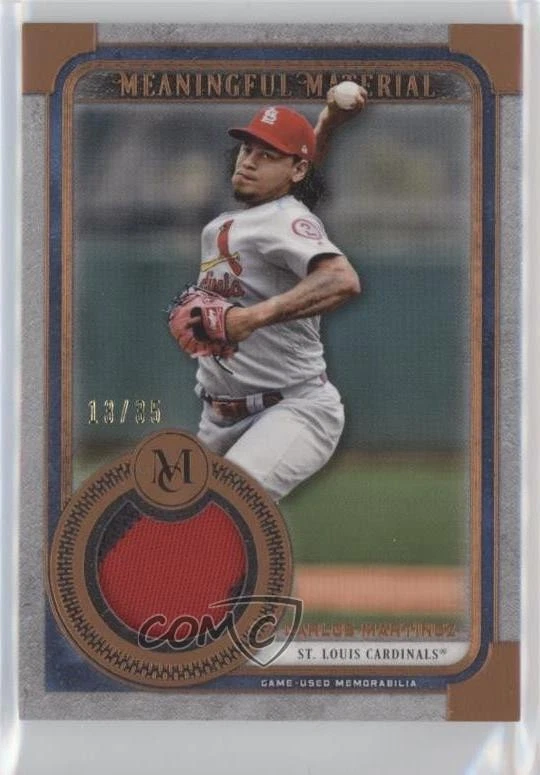 2019 Topps Museum Collection Copper /35 Carlos Martinez #MMR-CM Patch - Image 1 of 2