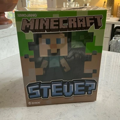 BRAND NEW!!! MINECRAFT STEVE? PICKAXE GRASS BLOCK JINX MOJANG COLLECTIBLE 2013 - Image 1 of 4