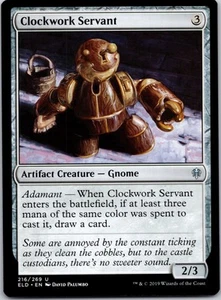 Clockwork Servant - Throne of Eldraine #216 - MTG - Picture 1 of 1