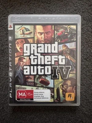 Grand Theft Auto IV GTA 4 PlayStation 3 PS3 Game Complete With Map And Manual - Image 1 of 2
