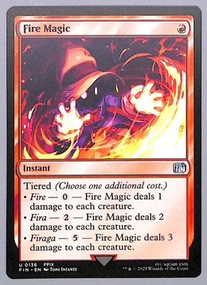 Fire Magic - 136 - Final Fantasy (FIN) MTG - Image 1 of 2