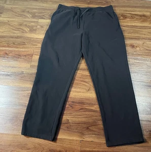 Tek Gear Ultra Soft Fleece Sweatpants Baumwolle Kordelzug Schwarz Jogginghose Herren XL - Bild 1 von 7