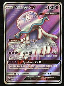 Pokemon Nihilego GX Arte Completo - Invasión Carmesí - 103/111 Casi Nuevo - Imagen 1 de 2