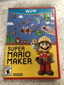 SUPER MARIO MAKER WII U NINTENDO WIIU WII U JUEGO Y FUNDA EXCELENTE FORMA NES HQ - Imagen 1 de 2