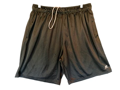 Pantalones Cortos Atléticos Russell Para Hombres Cintura Elástica Cordón Atléticos Jersey Talla XXL Foto 1 de 4