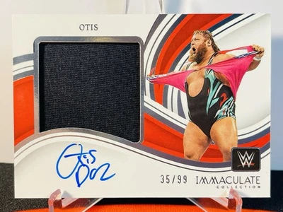 2023 Panini Immaculate WWE Otis Auto /99 Premium Memorabilia SP Alpha Achademy - Image 1 of 2