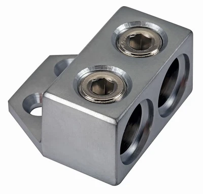 Kicker 46GT2 Car Audio 1/0 to 8 Gauge Ground Wire Termination Foot Block GT2 - Image 1 of 2