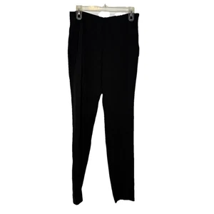Pantalones AKRIS Mulberry Mezcla Seda | EE. UU. 6 | Pierna Recta Ajustada Negros - Imagen 1 de 10