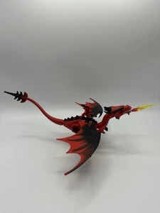 Lego Castle dunkelroter Drache Figur mit Stachelschwanz + rotem Drachenanzug Kerl 2006 - Bild 1 von 12