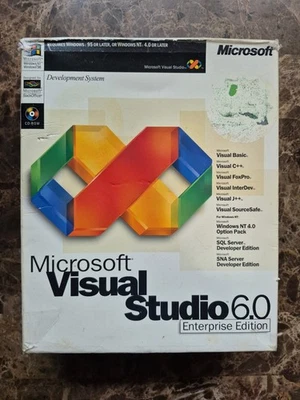 Microsoft Visual Studio 6.0 Enterprise 628-00139 RETAIL BOX - Image 1 of 4