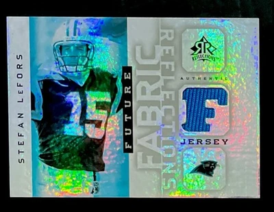 2005 UD Reflections Future Fabric Stefan LeFors #FFR-SL Rookie RC Panthers - Image 1 of 2