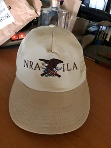 NRA ILA Cap Hat Adjustable tan with eagle embroidered - Picture 1 of 1