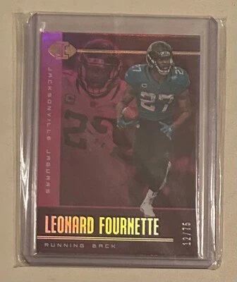 Leonard Fournette #12/75 2019 Illusions Jacksonville Jaguars #16 Panini NFL - Image 1 of 2