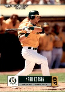 2005 Donruss Mark Kotsay . Oakland Athletics #287