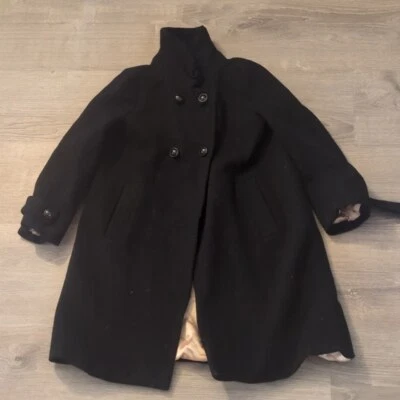 Shumacher black wool blend pea coat size XS - Image 1 of 4
