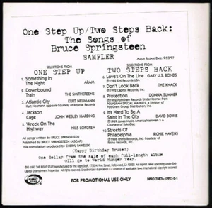 RIGHT STUFF PROMO CD: One Step Up Two Steps Back, The Songs Of Bruce Springsteen - Bild 1 von 2