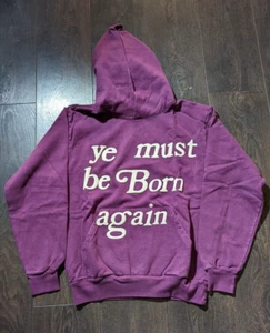 CPFM Kaktus Pflanze Flohmarkt Ye Must Be Born Again lila Hoodie Small - Bild 1 von 9