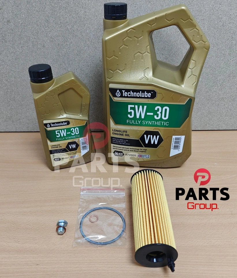 PARA BMW X3 XDRIVE 20D F25 2014-2017 KIT DE SERVIÇO 6L ÓLEO TECHNOLUBE + FILTRO DE ÓLEO - Imagem 1 de 1