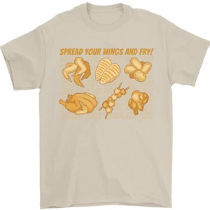 Funny Chicken Humour Chef BBQ Food Cook Mens T-Shirt 100% Cotton - Picture 1 of 93