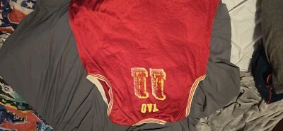 Camiseta Yao Ming #11 Reebok XXL Houston Rockets Roja NBA Vintage Madera Clásica Foto 1 de 2