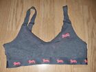 ?? Gorgeous Grey Lonsdale Wirefree Sports Gym Exercise Bra Size 32B