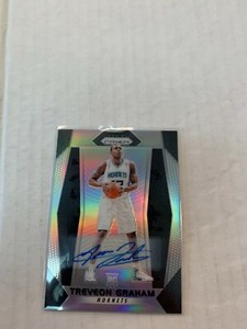 Treveon Graham 2017-18 Prizm Rookie Auto Silver Prizm Card #239